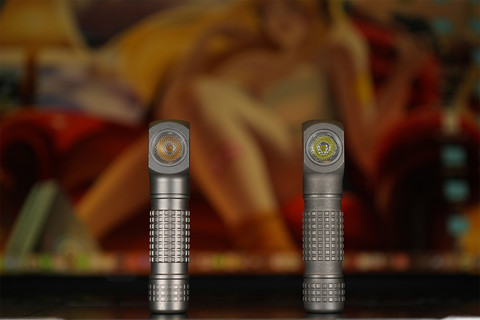 MANKERLIGHT E02 III - Stonewashed / Beadblasted Titanium