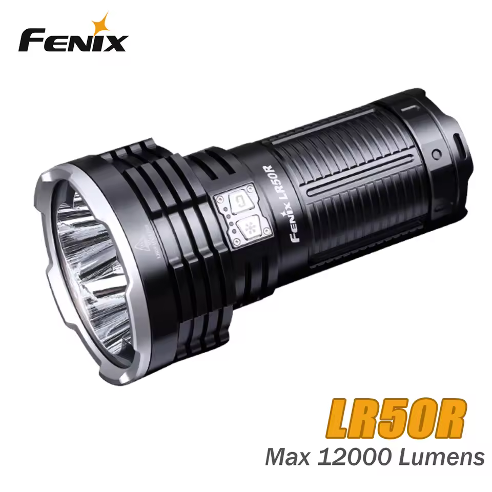 Fenix LR50R 12000 Lumens Multifunctional Search Light Flashlight Torch