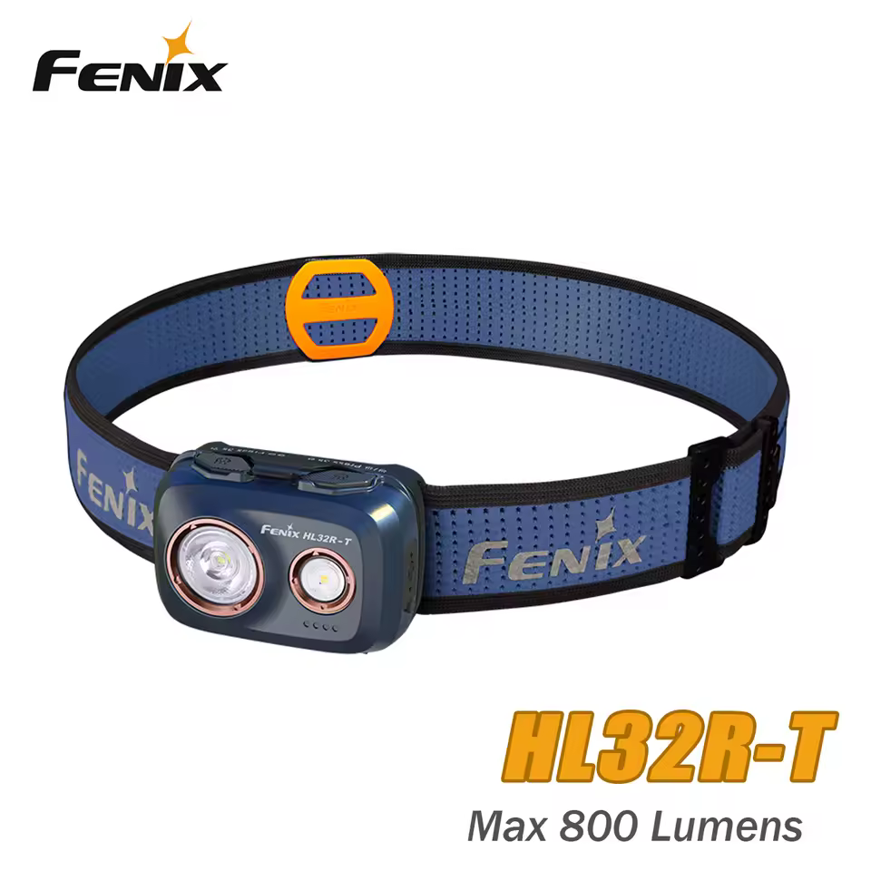 Fenix HL32R-T Rechargeable Ultra Light Running Headtorch Headlamp (800 Lumens)