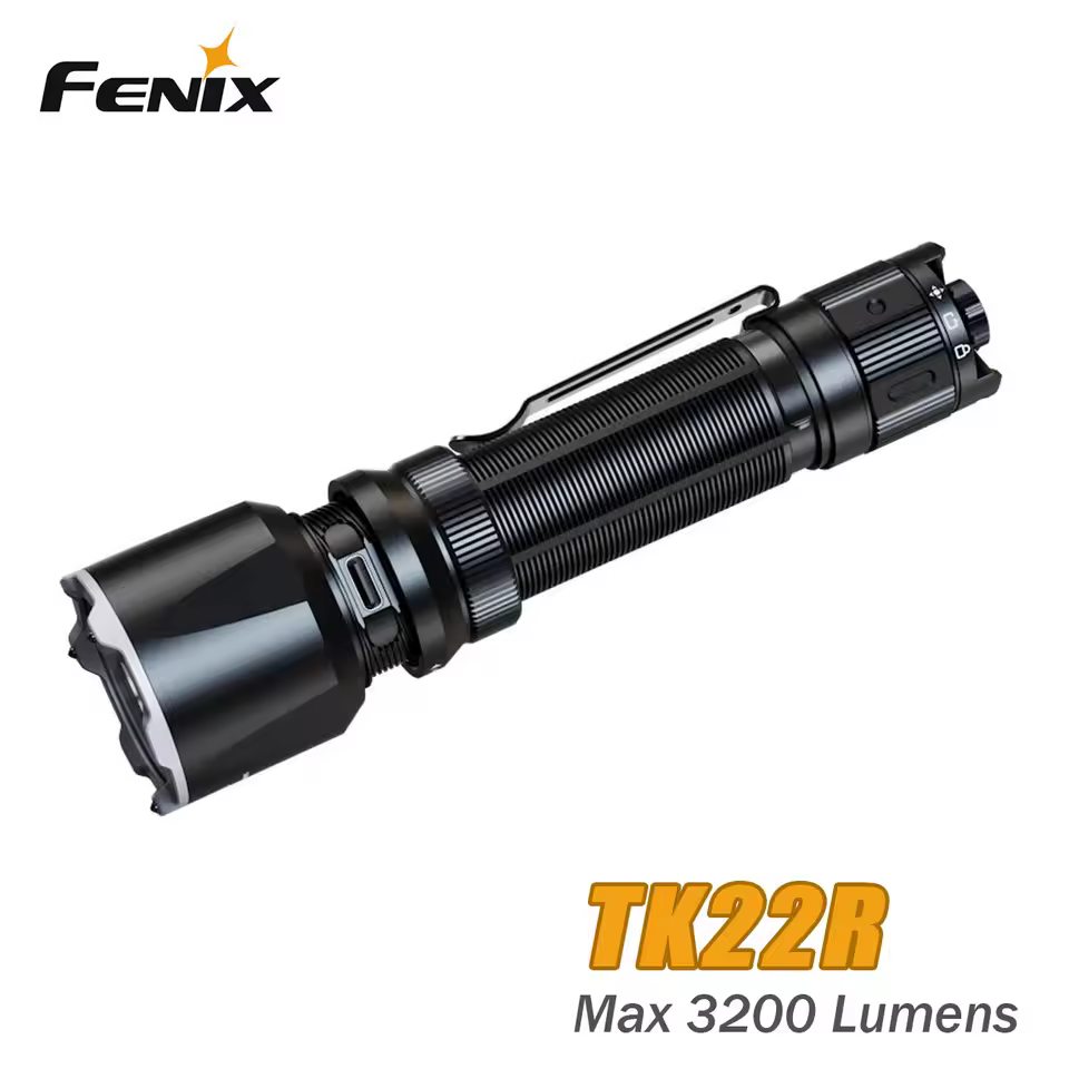 Fenix TK22R 3200 Lumen USB-C Rechargeable Tactical Flashlight