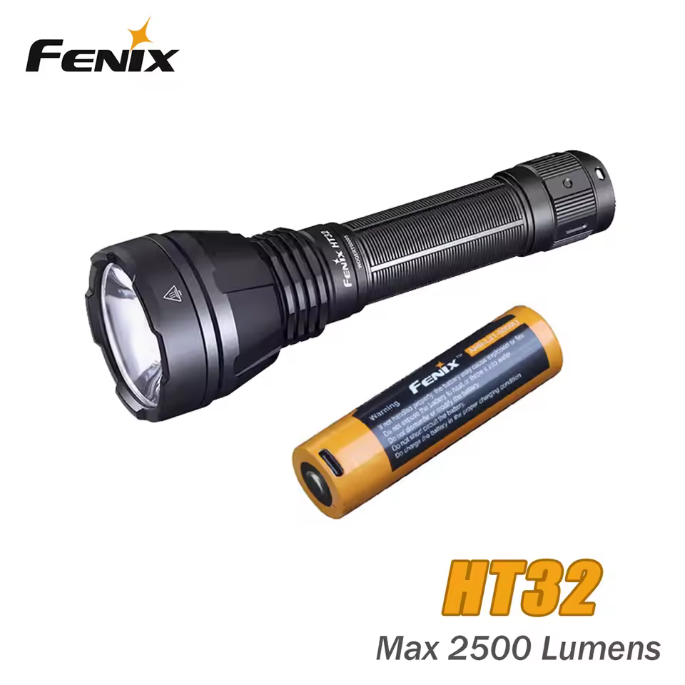 Fenix HT32 2500 Lumen White Red & Green Output Outdoor Hunting Flashlight Torch