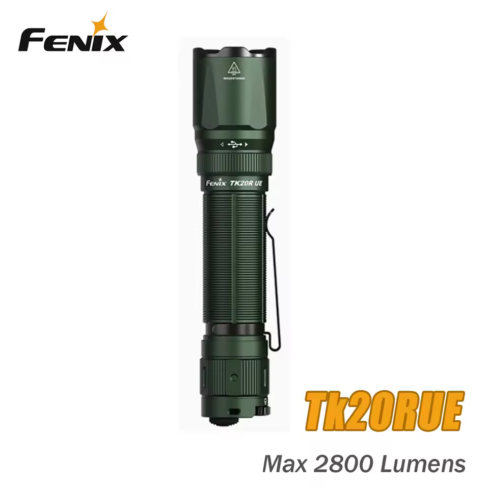 FENIX TK20R UE Green camouflage bright light flashlight tactical USB-C charging