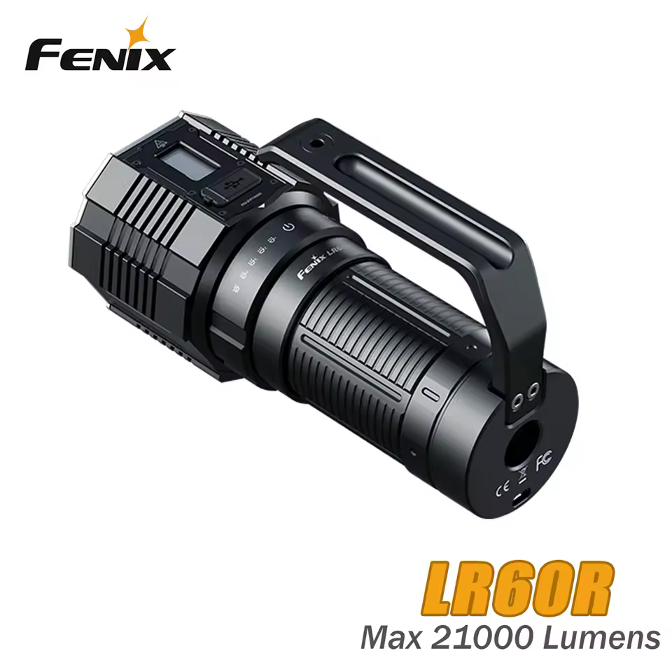 Fenix LR60R Ultra-Bright Professional Searchlight - 21000 Lumens