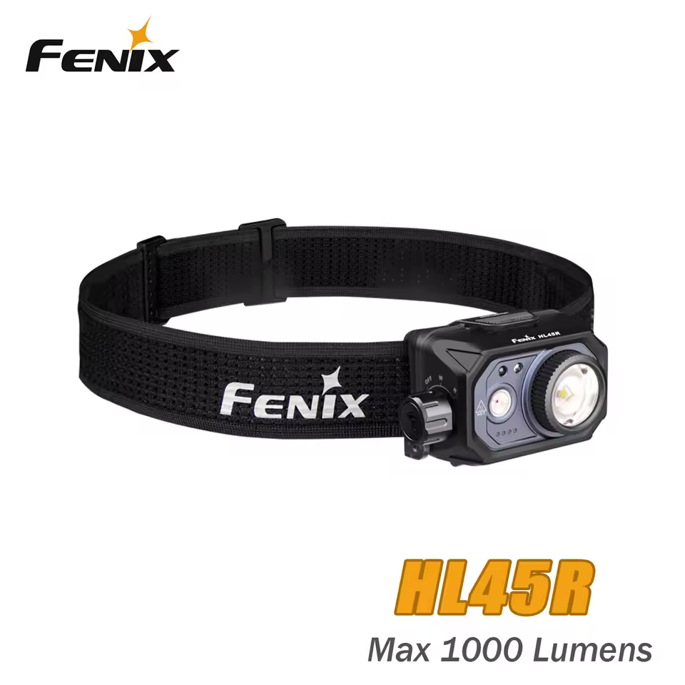FENIX HL45R 1000 Lumens gesture induction headlamp charging focus focus flood far shot