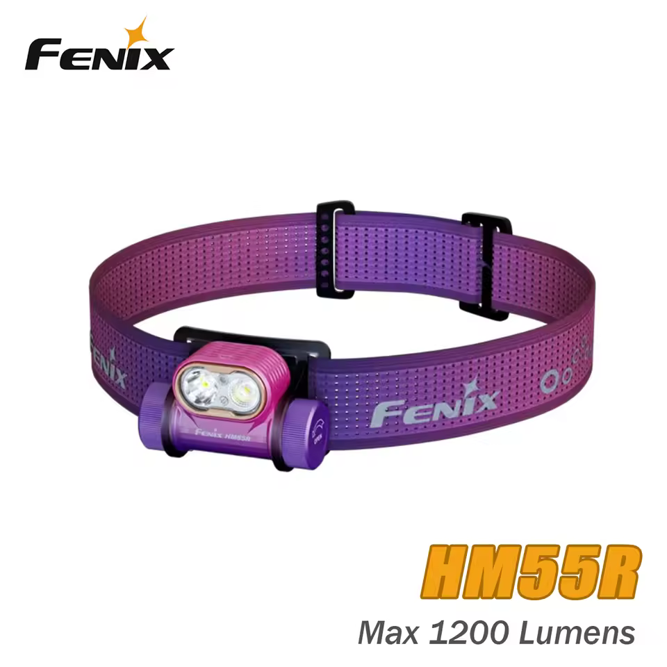 Fenix HM55R RED USB-C Charging 1200 Lumens LED Head Torch Headlight