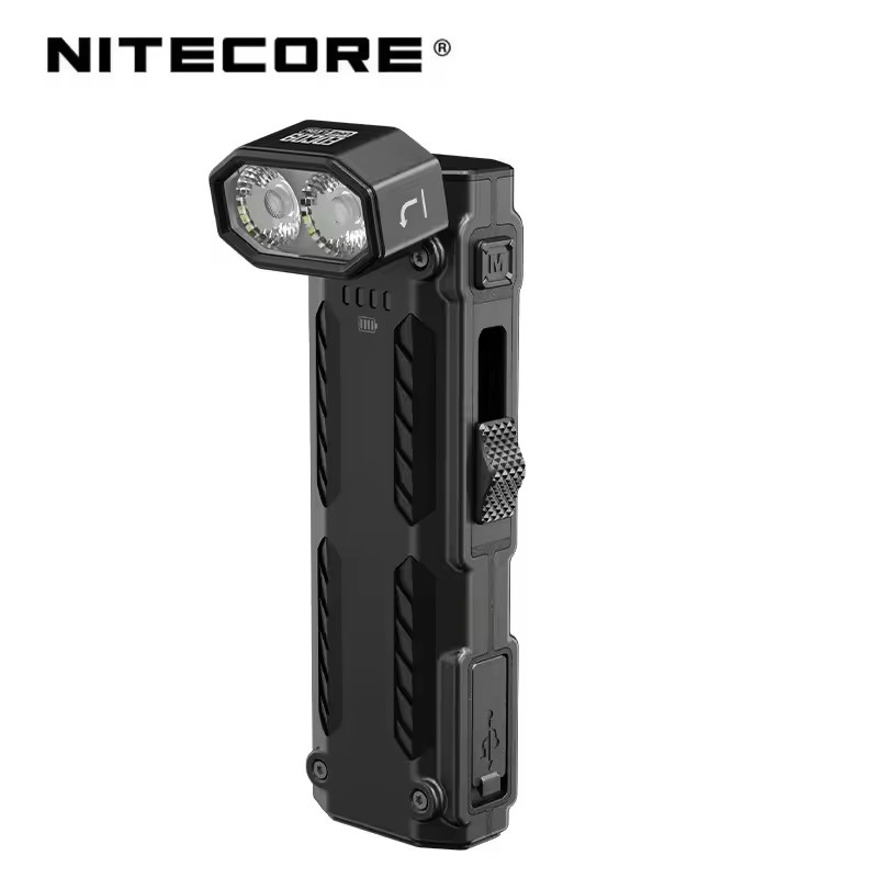 NITECORE EDC09 1600 Lumens High CRI Three Color Temperatures Adjustable Angle Rechargeable EDC Flashlight