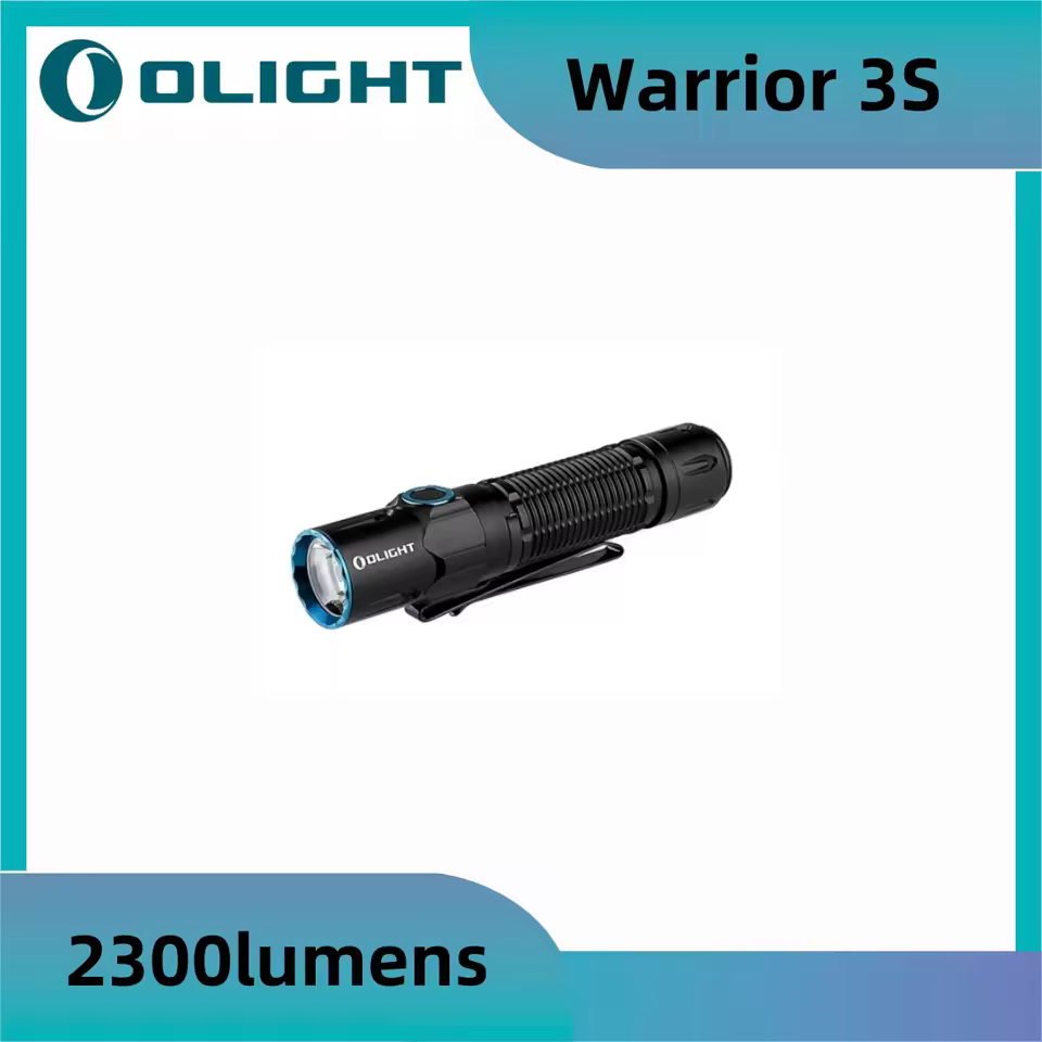 Olight Warrior 3S 2300 lumens, flashlight ,waterproof MCC3 USB Magnetic Charging Cable, Battery Included