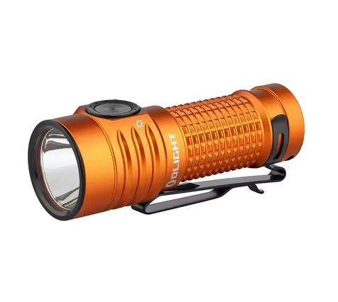 Olight Baton Turbo 1000Lumens ,Compact EDC Flashlight 510m Long-Range Beam, MCC-1A USB Magnetic Charging Cable, Battery Included