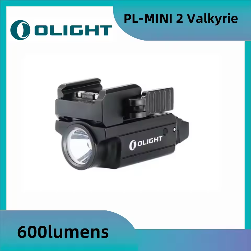 Olight PL-MINI 2 Valkyrie flashlight ,waterproof, Magnetic USB Charging Cable, adjustable sliding rail, 600 lumens