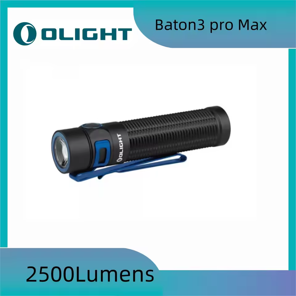 Olight Baton 3 Pro Max led flashlight , MCC3 Charging, Battery Included,2500 lumens