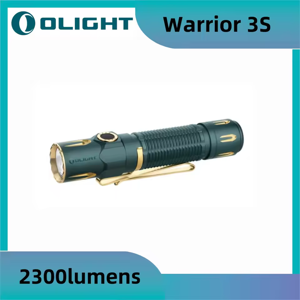 Olight Warrior 3S 2300 lumens, flashlight ,waterproof MCC3 USB Magnetic Charging Cable, Battery Included
