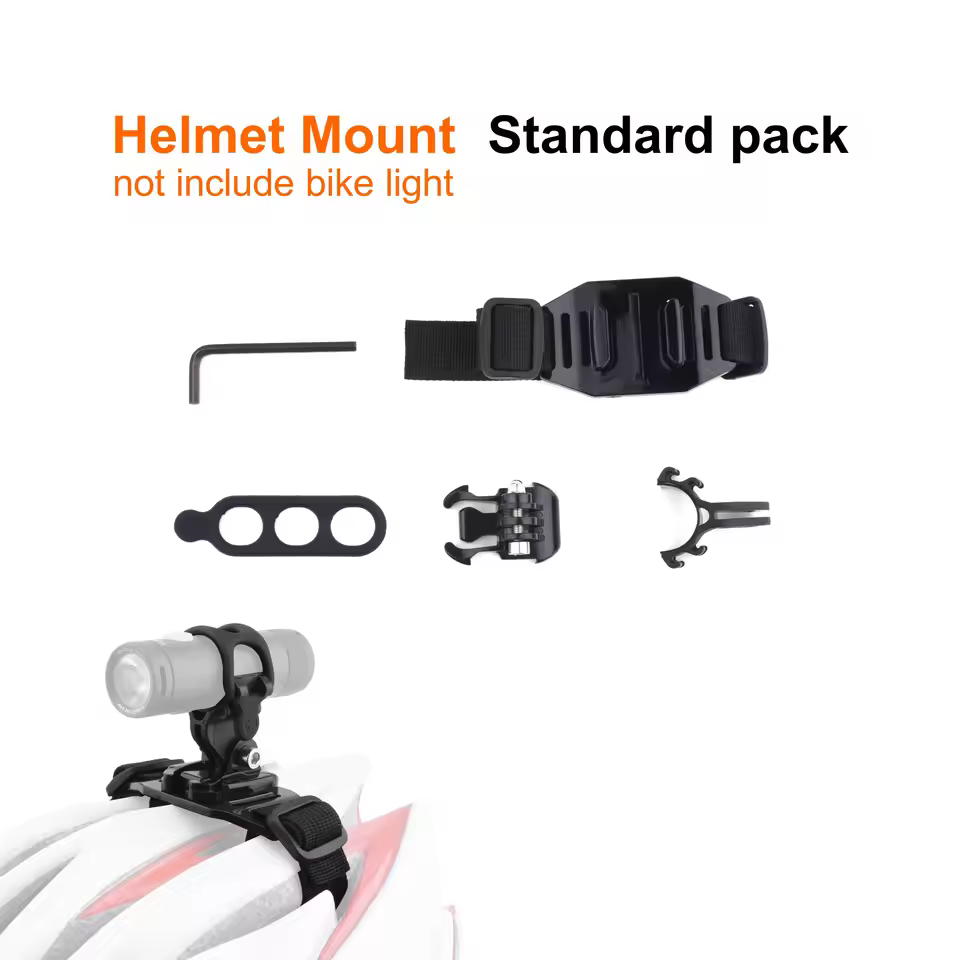TOWILD Headlight Helmet Mount Strips Bicycle MTB Bike Lights Holder Cycling Universal Parts Accessories