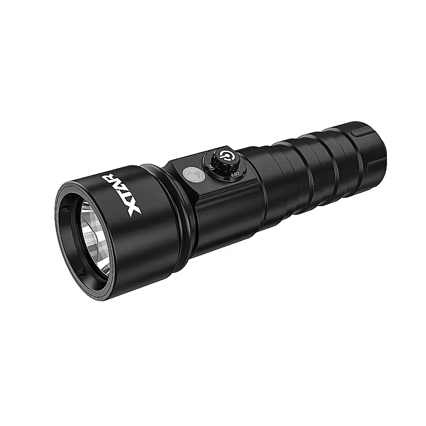 XTAR D26 High Power LED Diving Flashlight IP68 Highest Waterproof Rating power by 18650 Battery With Hand Rope