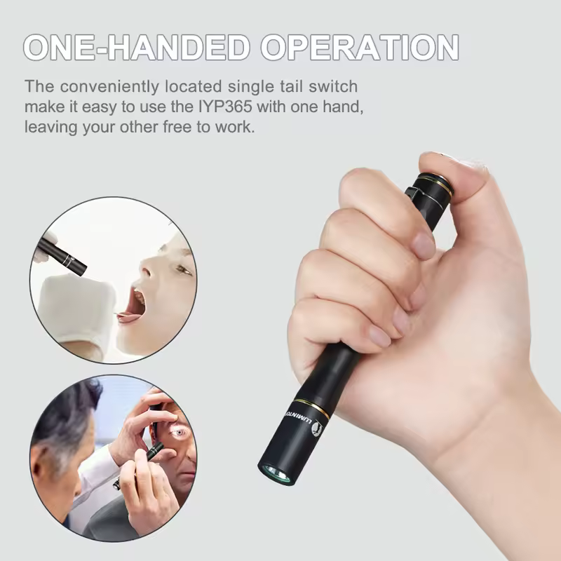 Pen light AAA Flashlight Lumintop IYP365 EDC flashlight Nichia High CRI LED IPX-8 Water Resistant 3 Modes slim pen 2AAA