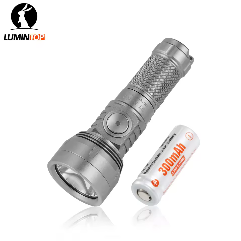Lumintop GT NANO V3.0 Titanium flashlight with 10280 battery Long-range flashlight 400 meters 700 lumens mini powerful torch