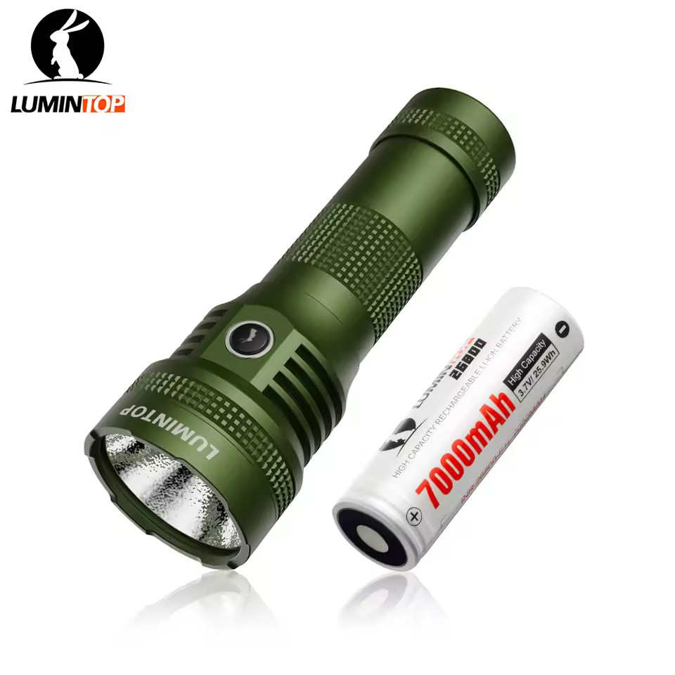 Lumintop D3 26800 flashlight 7000 lumens magnetic tail work flashlight with TYPE-C charging port 650 meters long range