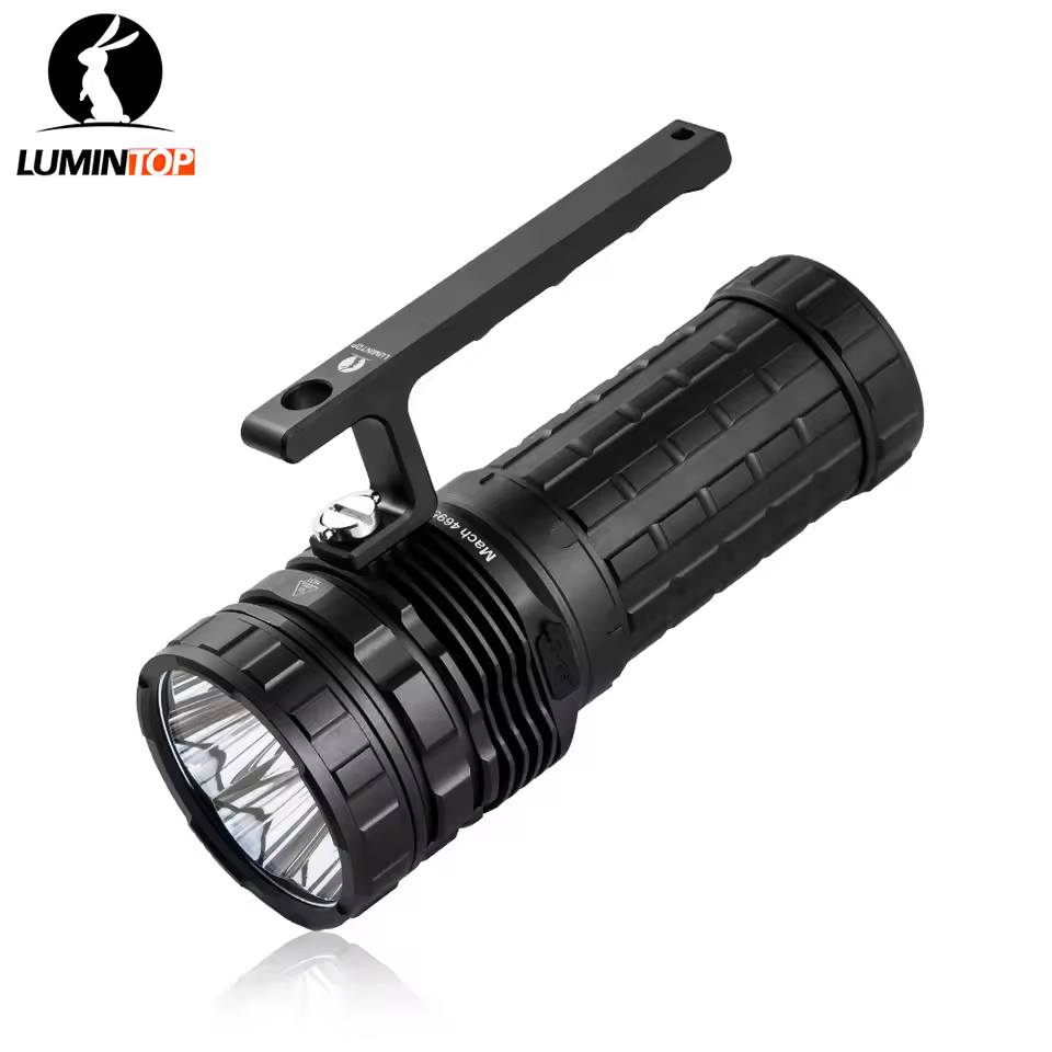 Lumintop MACH V4.0 powerful flashlight 15000 lumens 1200 meters USB TYPE C rechargeable flashlight 46950 battery search flashlig