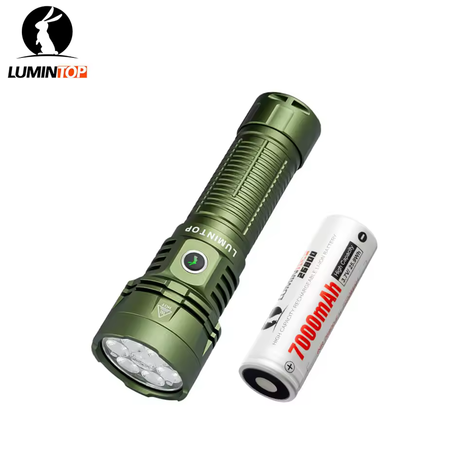 Lumintop AK36 USB TYPE C rechargeable flashlight 4500 lumen 240 meters combo flood and distance outdoor flashlight 26800 battery