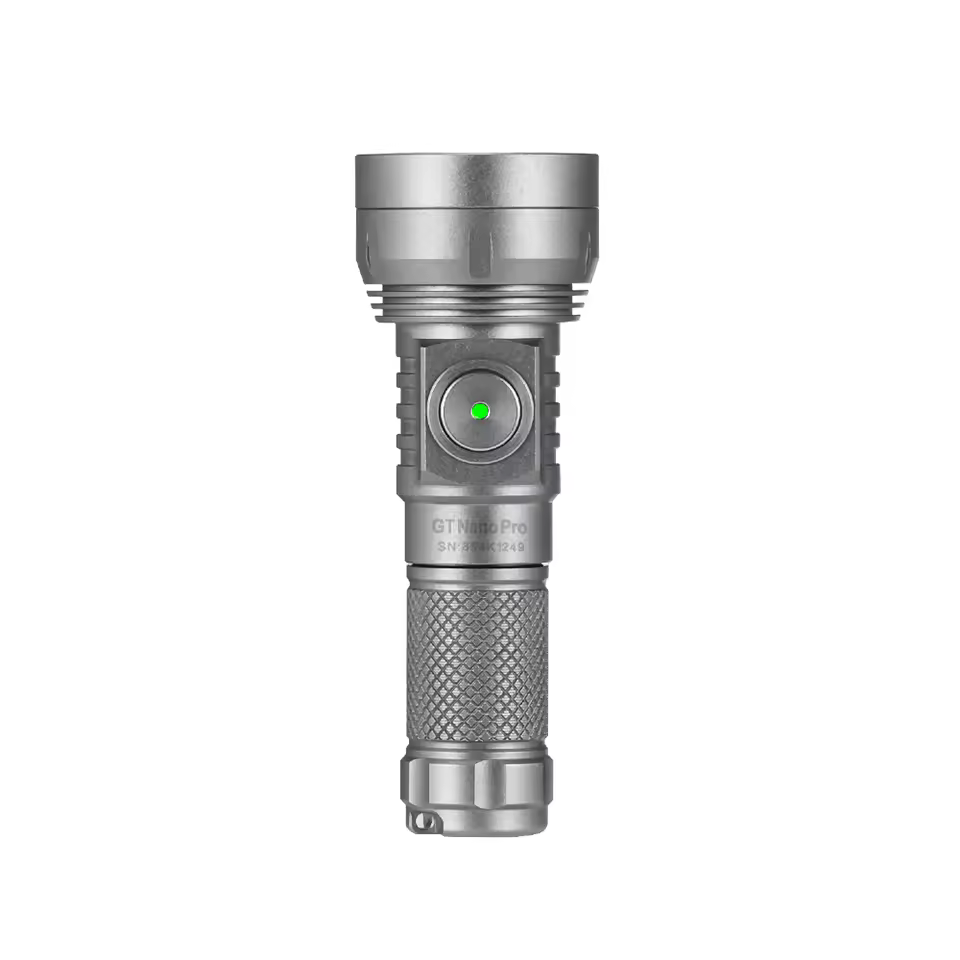 USB rechargeable Lumintop GT NANO PRO Titanium 10280 flashlight 152 meters long distance 1600 lumens mini powerful torch
