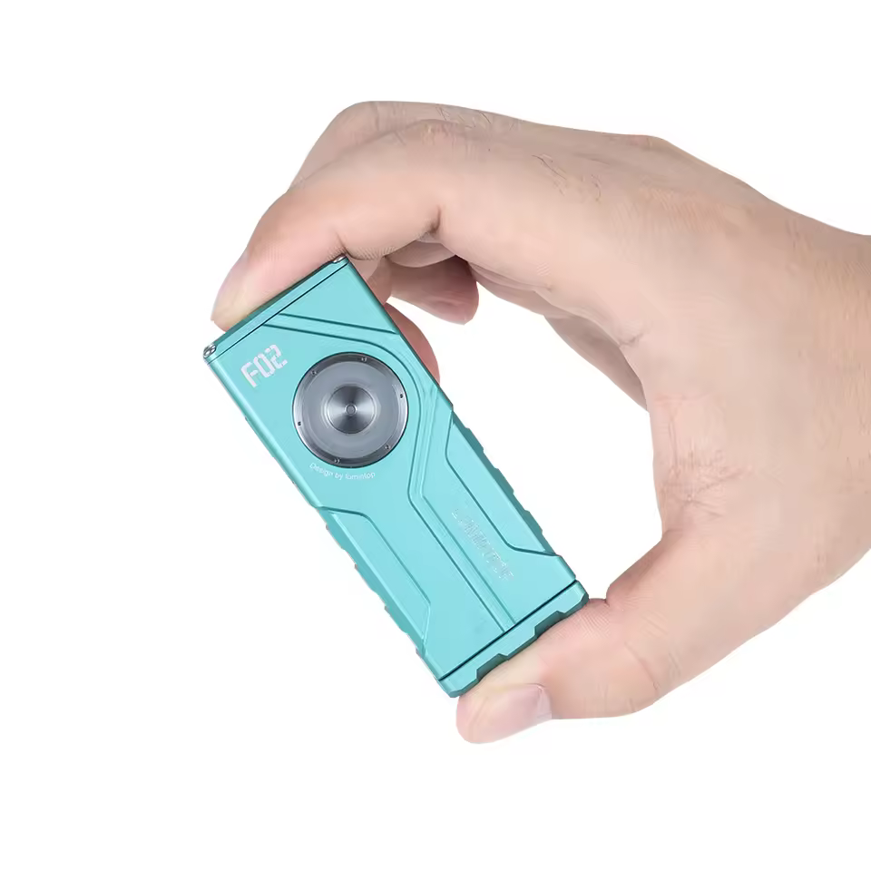 Lumintop F02 mini LED flashlight combo with UV flashlight 2pcs 10330 battery built-in USB TYPE C rechargeable colorful flashlig