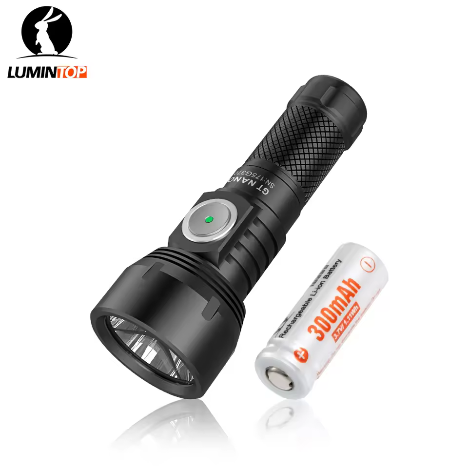 Lumintop long range GT Nano EDC Mini flashlight USB type c flashlight rechargeable keychain 700 lumens 400 meters camping torch