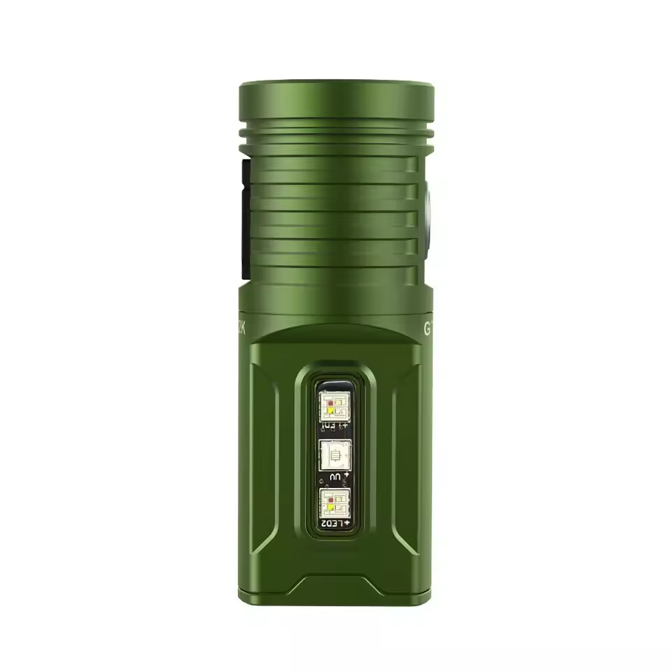 Mini flashlight with USB TYPE C magnetic tail work light with UV side light RGB Lumintop GT NANO V5 1400 lumens portable torch