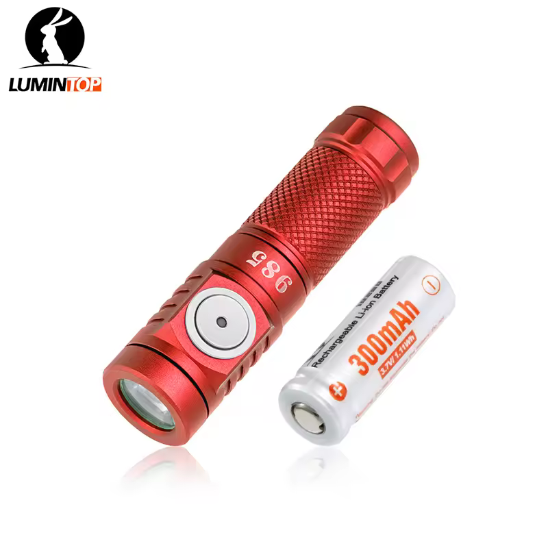 Lumintop 10280/10750 flashlight USB rechargeable 700 lumens 112 meters keychain torch with TYPE C charger 985