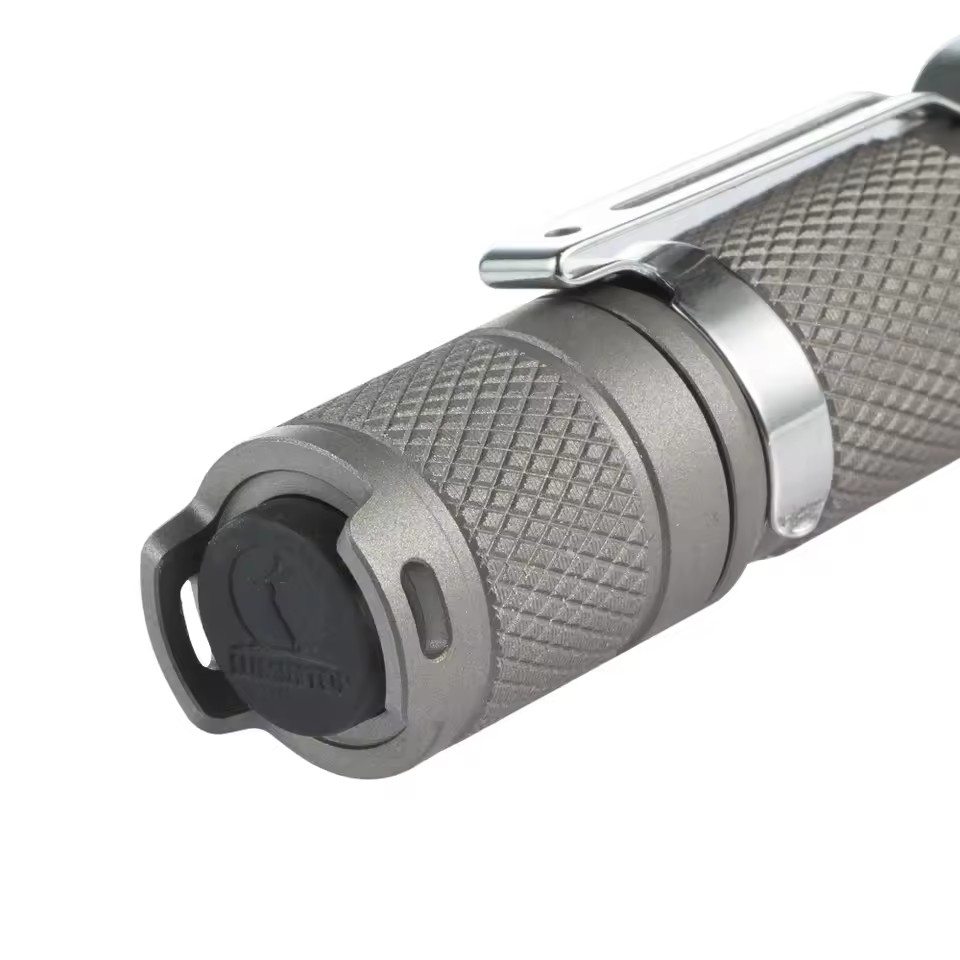 Lumintop TOOL AA Titanium Sandblast flashlight 14500 or AA battery support 900 lumens EDC keychain flashlight with diffuser