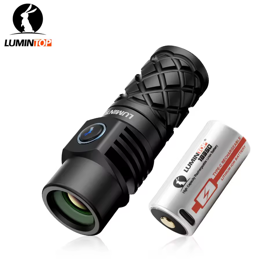 Lumintop THOR Mini lep flashlight 18350 flashlight long distance 700 meters torch Hunting with strobe mode flahslight
