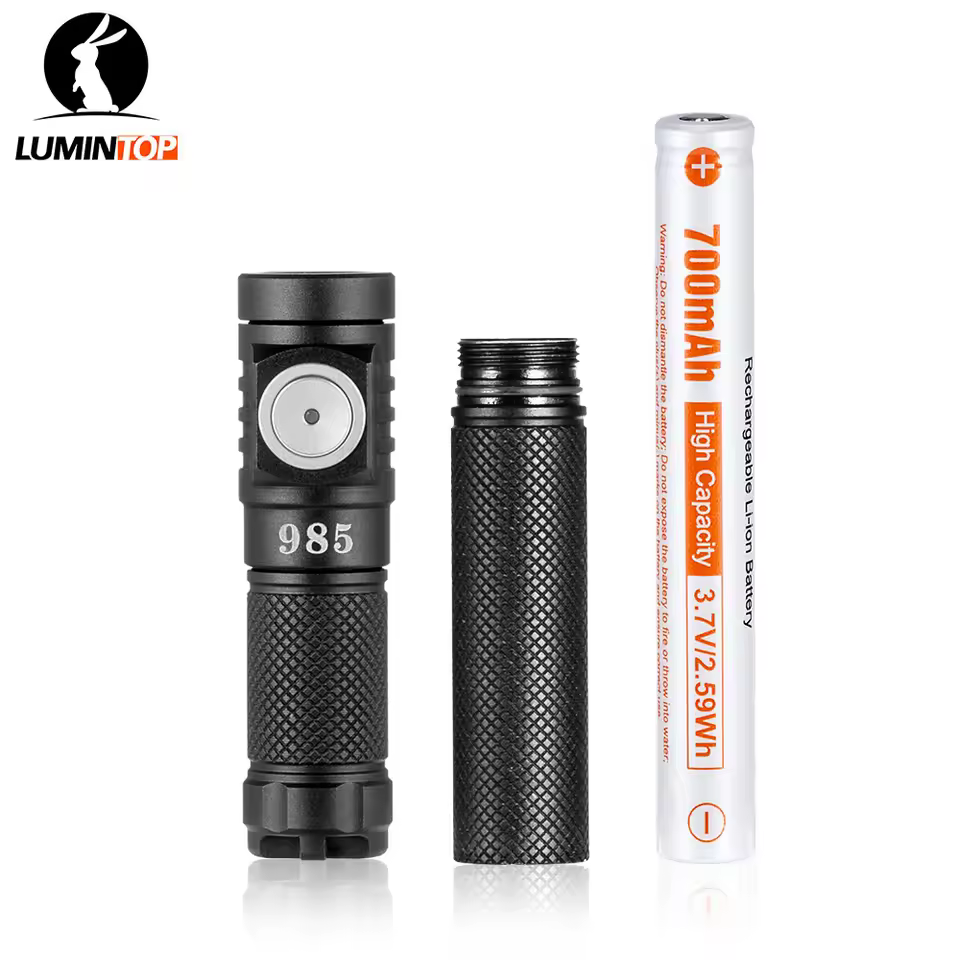 mini flashlight Lumintop 985 FROG V3.0 pocket size USB TYPE C with 10280 or 10750 battery 750 lumens powerful EDC flashlight