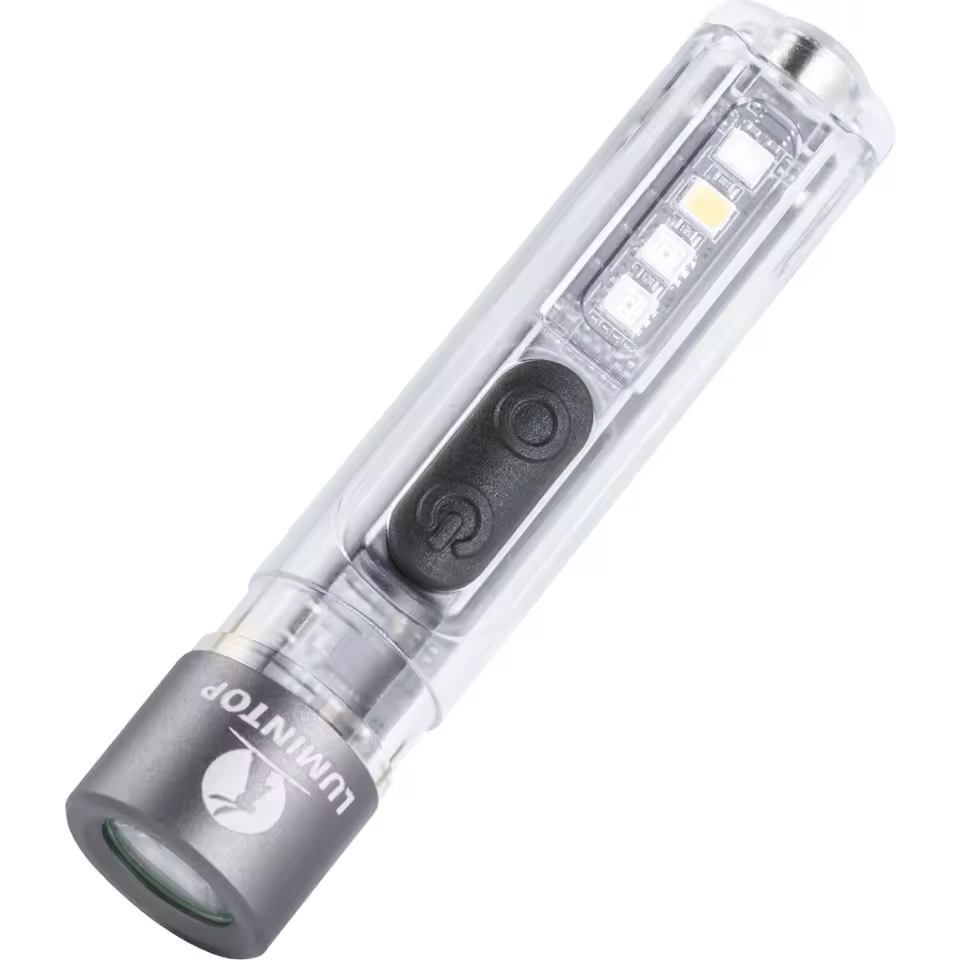 Lumintop Black cat Mini EDC flashlight Warm light RGB UV portable flashlight built in battery USB TYPE C 400 lumens camping lig