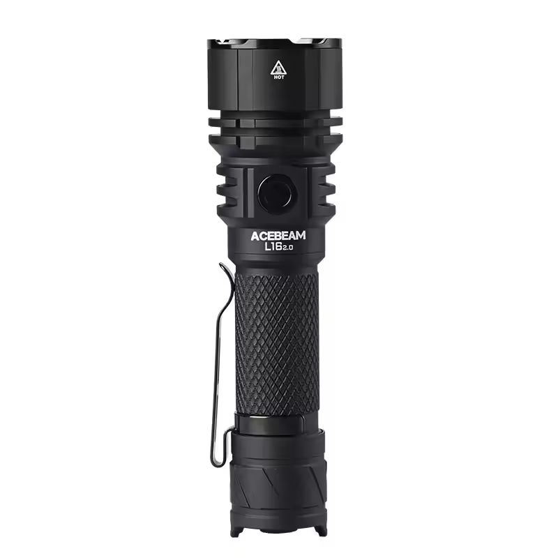 ACEBEAM L16 2.0 Tactical Flashlight Long Range 670M 2100LM Dual Switch Flashlights Supports Simultaneous Use and Charging
