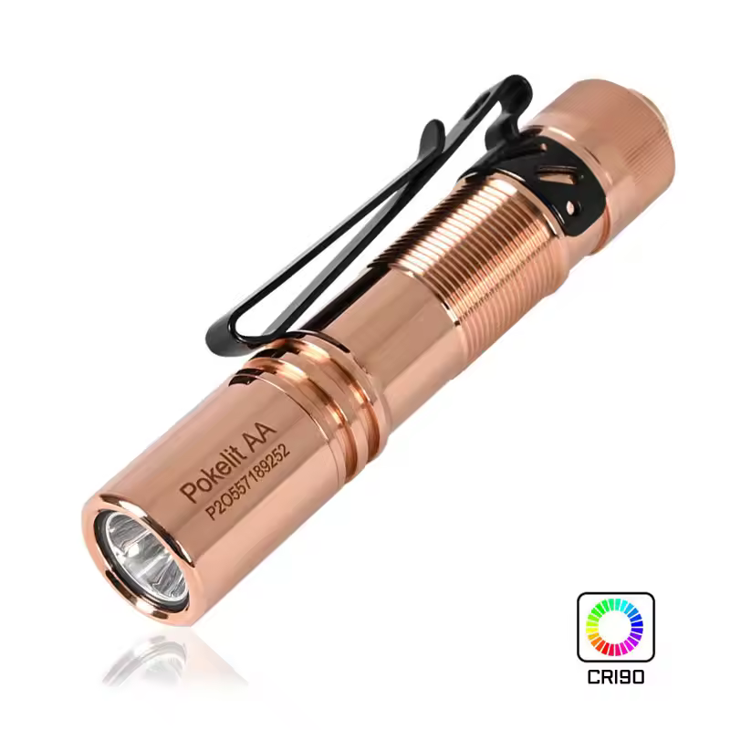 ACEBEAM High CRI EDC Flashlight Pokelit AA Rechargeable LED Flashlights Wide Voltage Mini Torch For Camping Survival Convoy Work