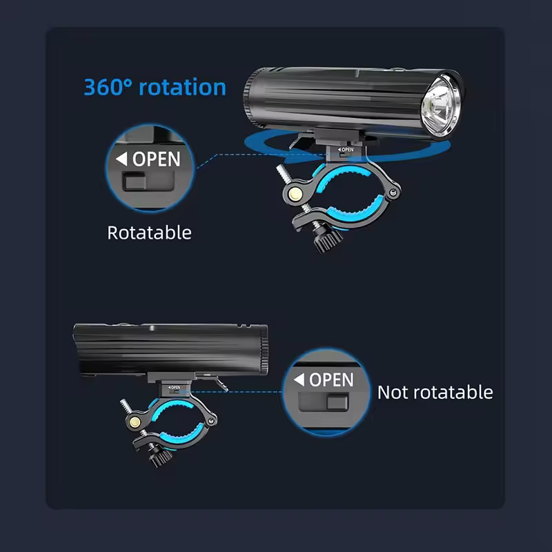 WUBEN B2 Bike Light Rechargeable Flashlight 1300Lumens Waterproof Portable Bicycle LED Torch For Outdoor Riding Cycling Lighting