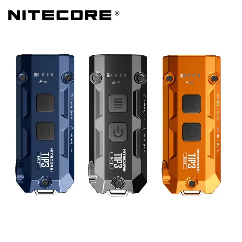 NITECORE TIP3 Keychain Light 720 Lumens Multi-Color Temperature USB-C Rechargeable EDC Flashlight