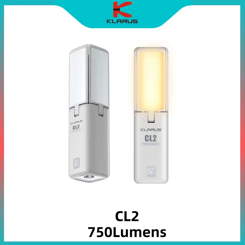 Klarus CL2 Rechargable Camping Light 750Lumens Eye-caring Desklamp Flashlight With Power Bank Camping tourism Tool