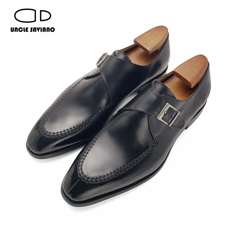 Single Monk Strap Men Shoes