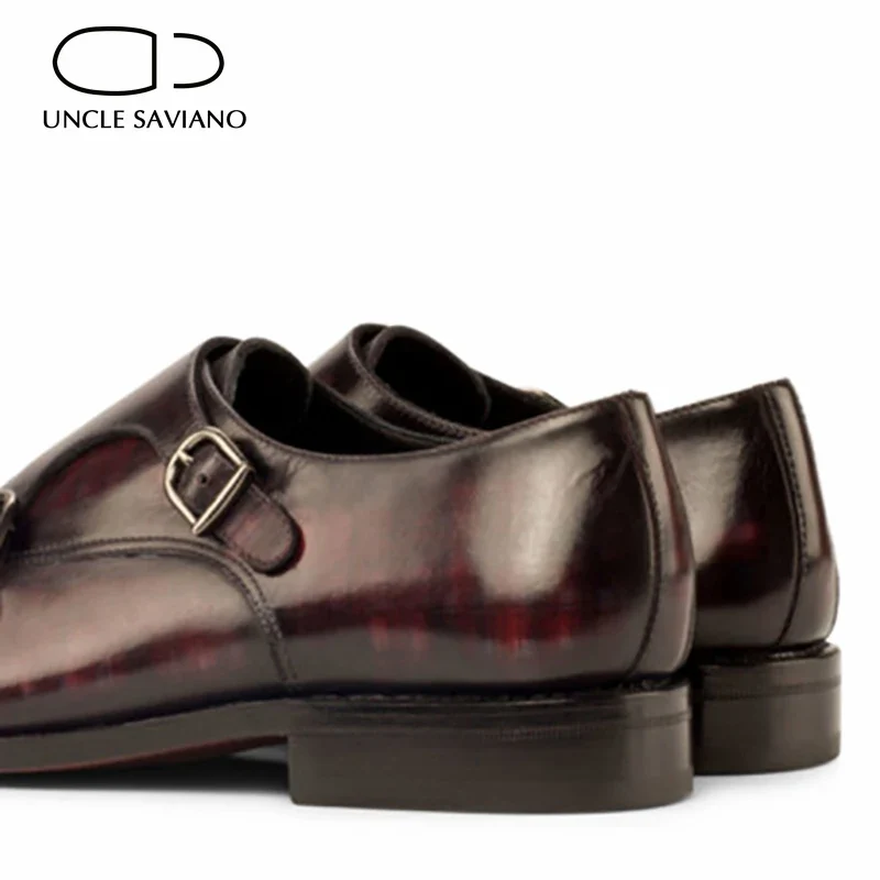 Double Monk Style Bridegroom Men Shoes