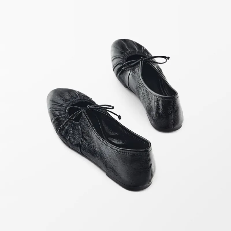 Genuine Leather Women Ballet Shoes