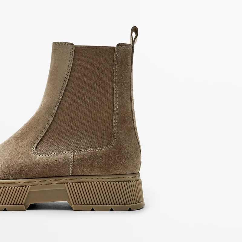 Genuine Leather Ankle Boots For Women