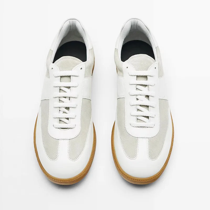 Genuine Leather Vulcanized Shoes