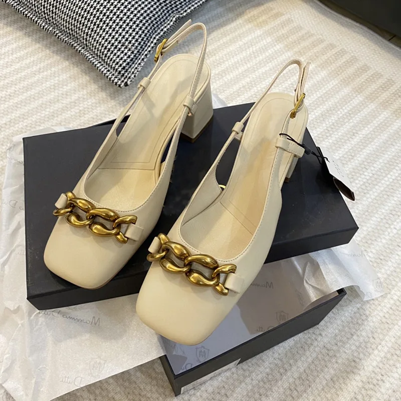 Genuine Leather High Heels