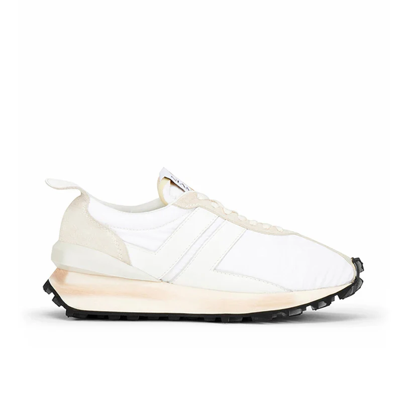 Genuine Leather Women Sneakers Lace Up