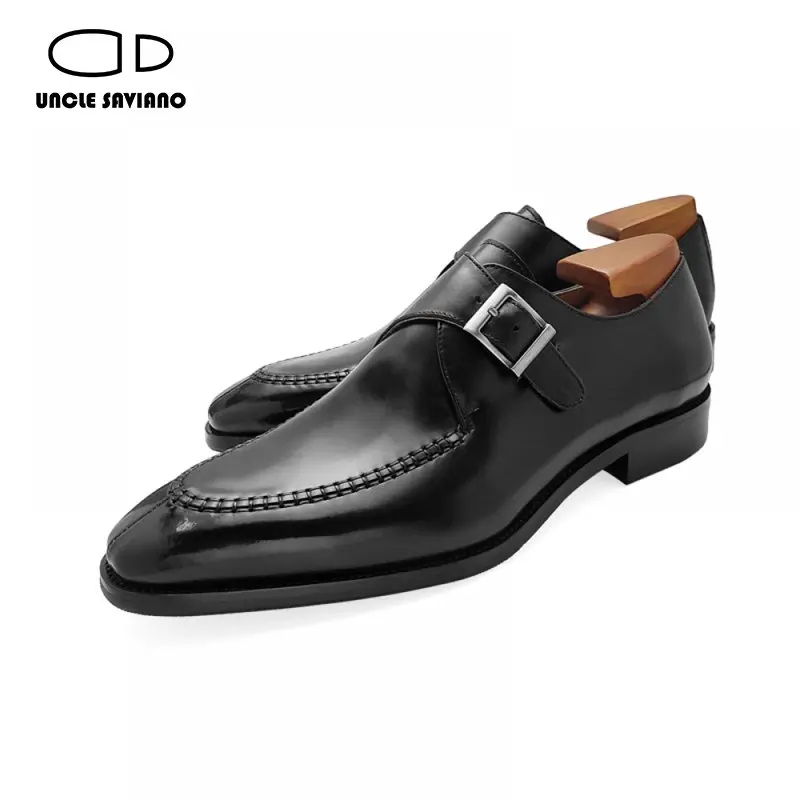 Single Monk Strap Men Shoes