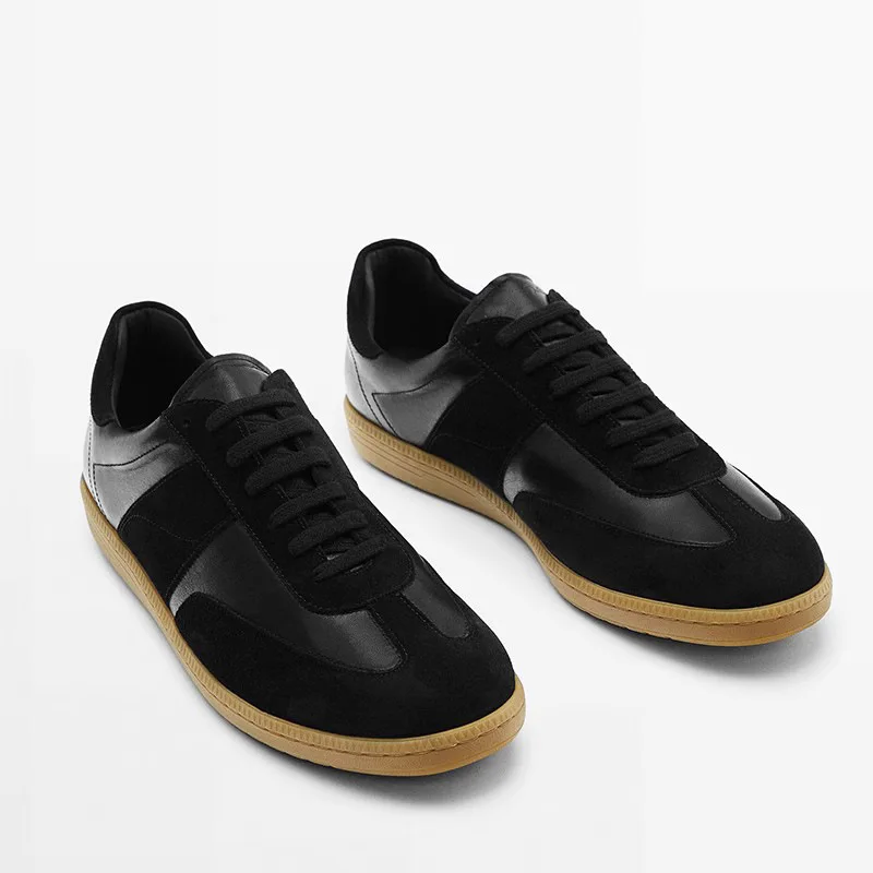 Genuine Leather Vulcanized Shoes