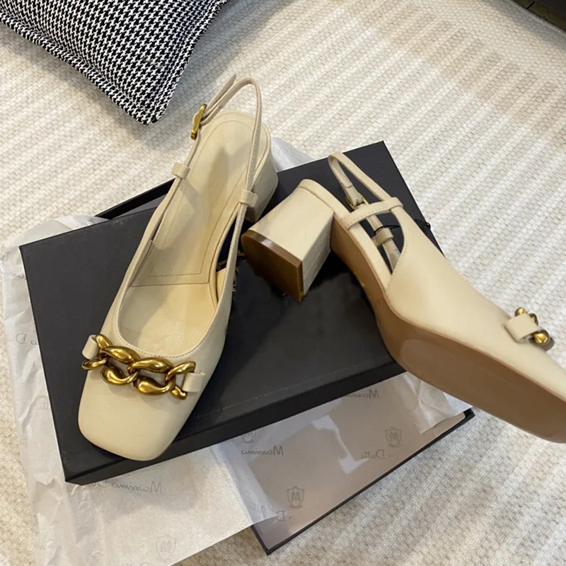 Genuine Leather High Heels