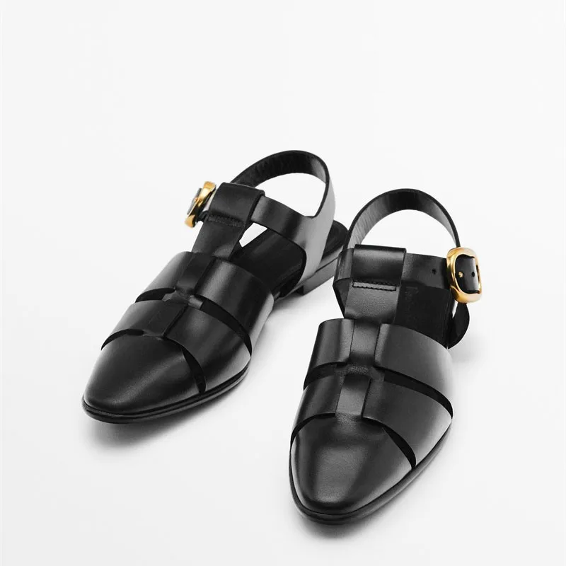 Genuine Leather Gladiator Sandals