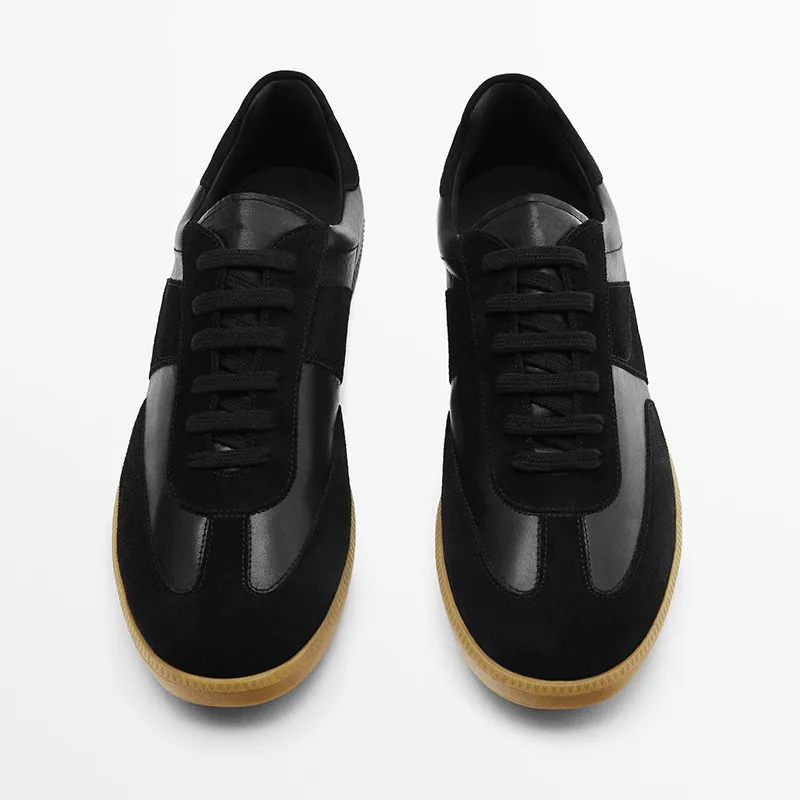 Genuine Leather Vulcanized Shoes