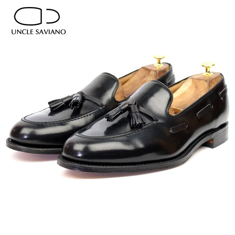 Solid Loafers Men Dress Shoes