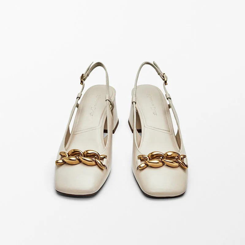 Genuine Leather High Heels